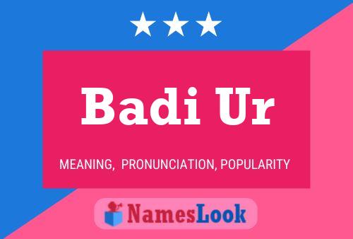 Badi Ur Name Poster