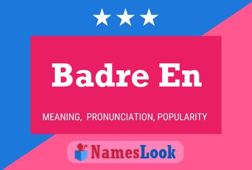 Badre En Name Poster