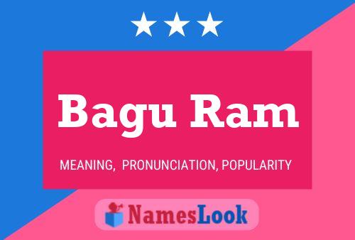 Bagu Ram Name Poster