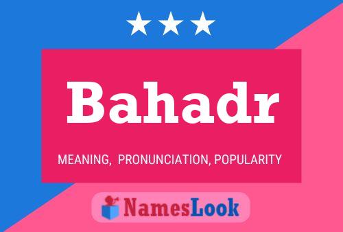 Bahadr Name Poster