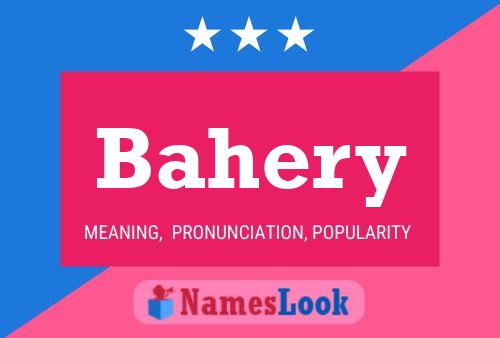 Bahery Name Poster