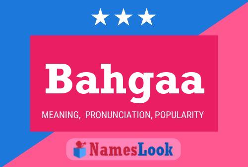 Bahgaa Name Poster