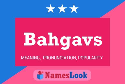 Bahgavs Name Poster