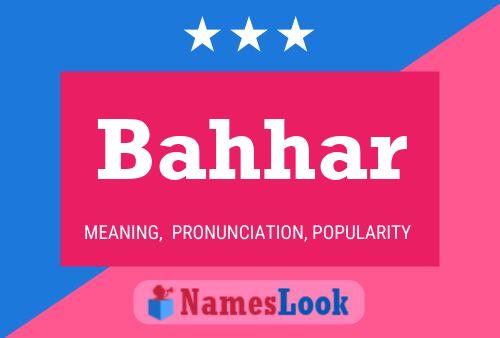 Bahhar Name Poster