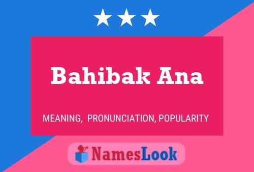 Bahibak Ana Name Poster