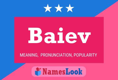 Baiev Name Poster