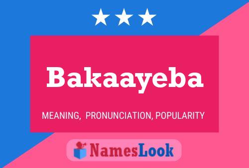 Bakaayeba Name Poster