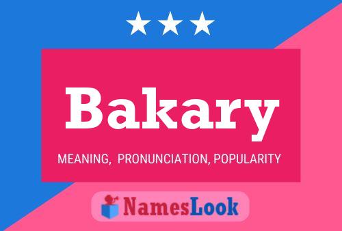 Bakary Name Poster