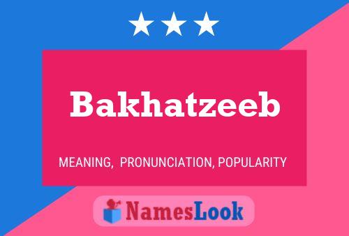 Bakhatzeeb Name Poster