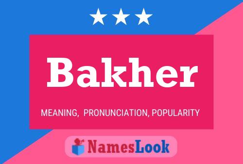 Bakher Name Poster