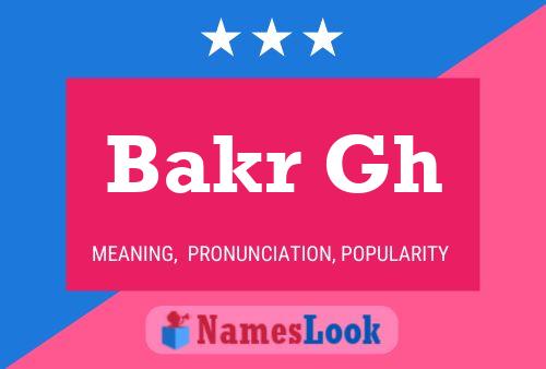 Bakr Gh Name Poster