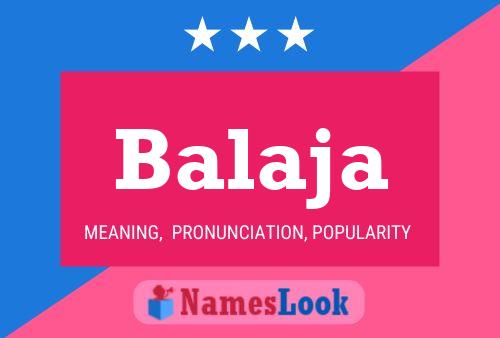 Balaja Name Poster