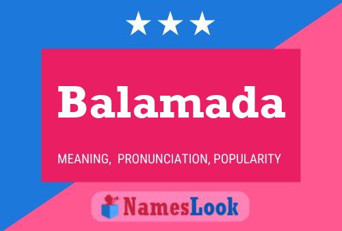 Balamada Name Poster