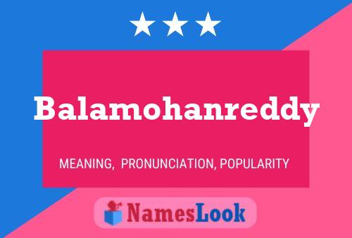 Balamohanreddy Name Poster