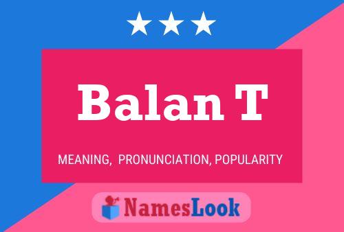 Balan T Name Poster