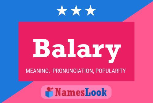 Balary Name Poster