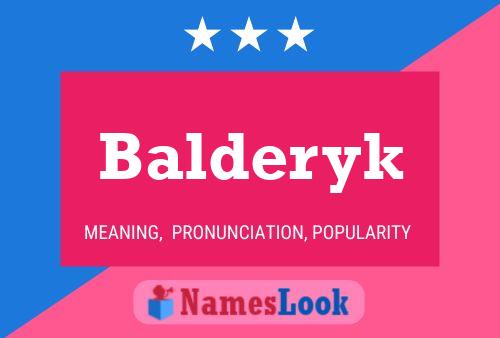 Balderyk Name Poster