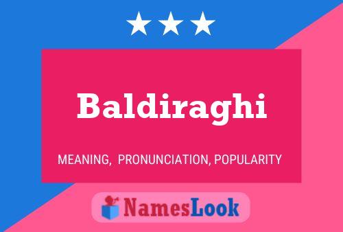 Baldiraghi Name Poster