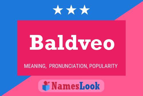 Baldveo Name Poster