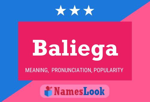 Baliega Name Poster