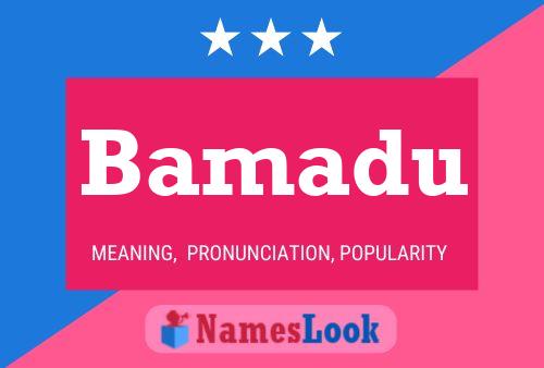 Bamadu Name Poster