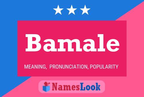 Bamale Name Poster