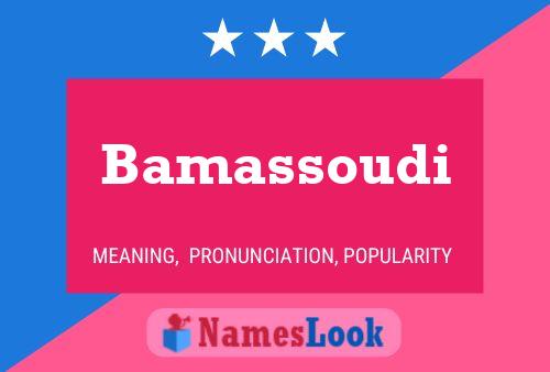 Bamassoudi Name Poster