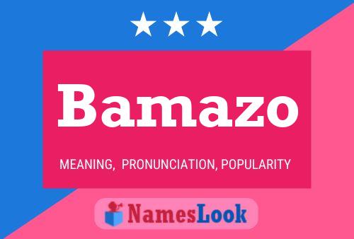 Bamazo Name Poster