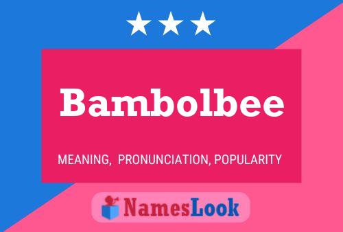 Bambolbee Name Poster