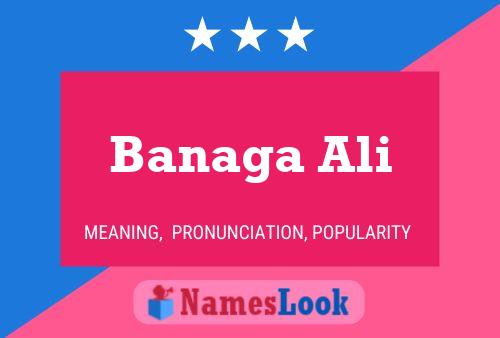 Banaga Ali Name Poster