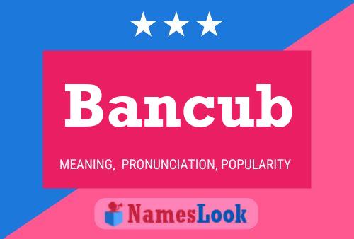 Bancub Name Poster