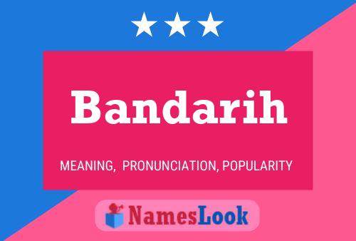 Bandarih Name Poster