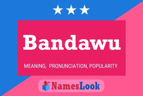 Bandawu Name Poster