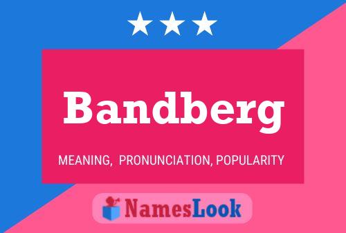 Bandberg Name Poster