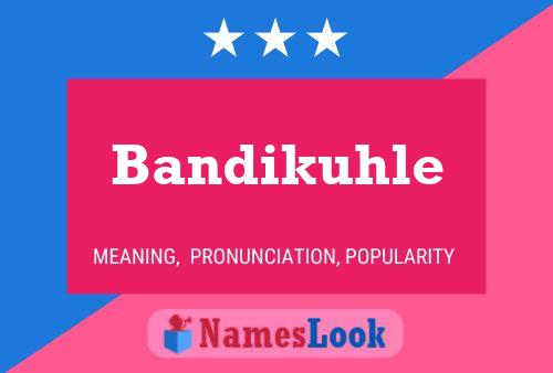 Bandikuhle Name Poster