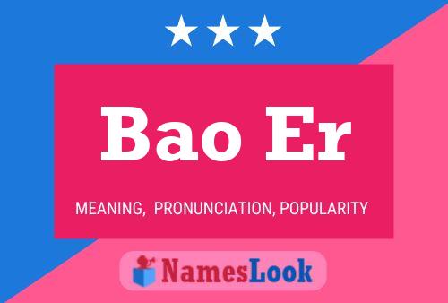 Bao Er Name Poster