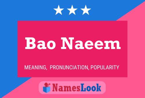 Bao Naeem Name Poster