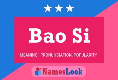 Bao Si Name Poster