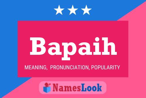 Bapaih Name Poster