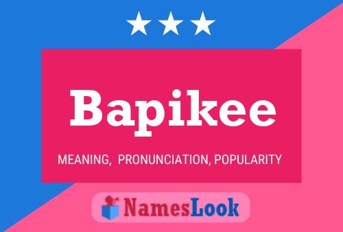 Bapikee Name Poster