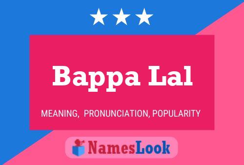 Bappa Lal Name Poster