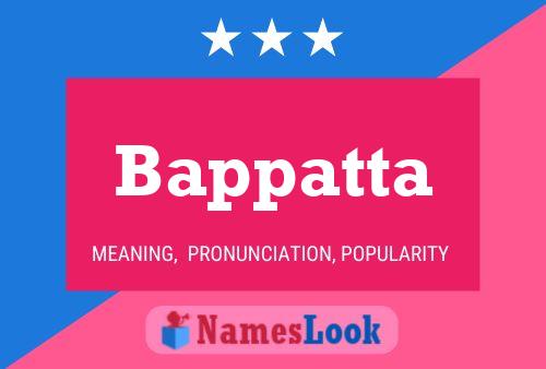 Bappatta Name Poster