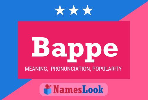 Bappe Name Poster