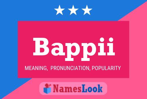 Bappii Name Poster