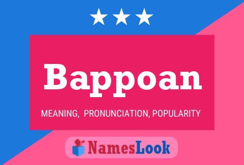 Bappoan Name Poster