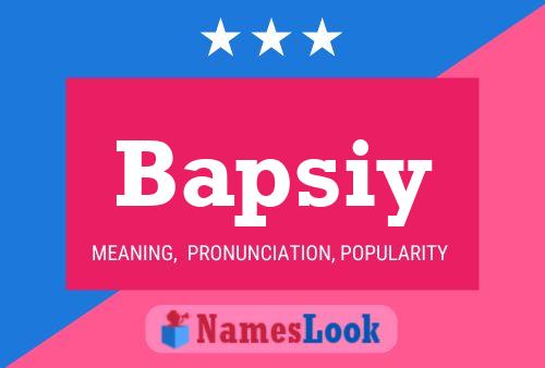 Bapsiy Name Poster