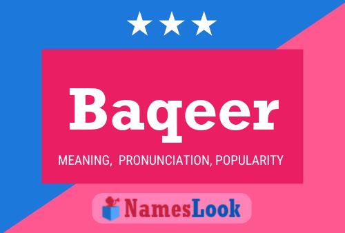 Baqeer Name Poster