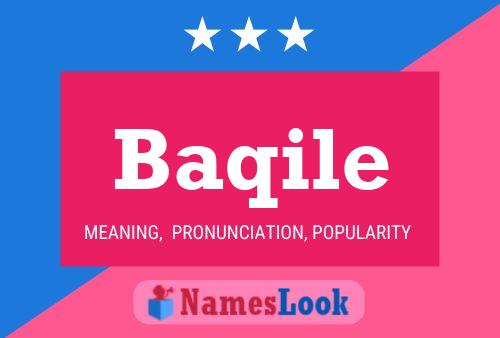 Baqile Name Poster