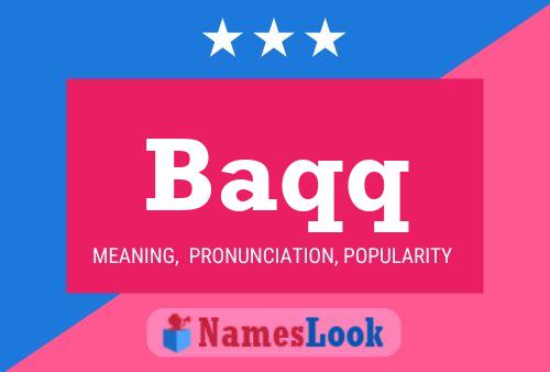 Baqq Name Poster