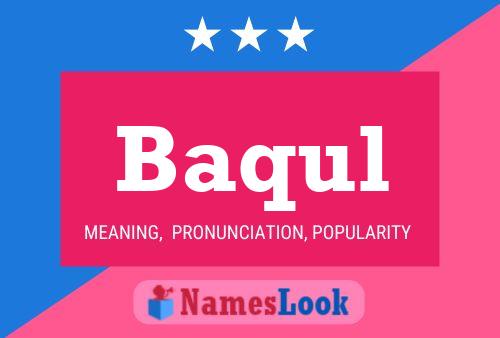 Baqul Name Poster